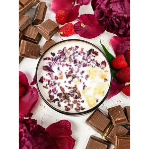 COCOA LUXE Chocolate Raspberry Candle