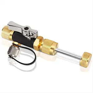 HVAC Valve Core Removal Tool, 1/4 Inch Vacuum-Rated Valve Core Removal Tool,Works with All Refrigerants,HVAC Tools