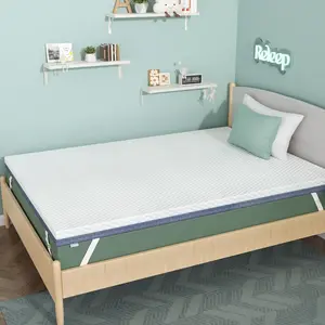 2 Inch Dorm Mattress Topper Twin Size, Mattress Topper for Back Pain Relief, Dorm Room Bed Topper with 2-Sided Breathable Cover, Ergonomic 5-Zone, Dorm Room