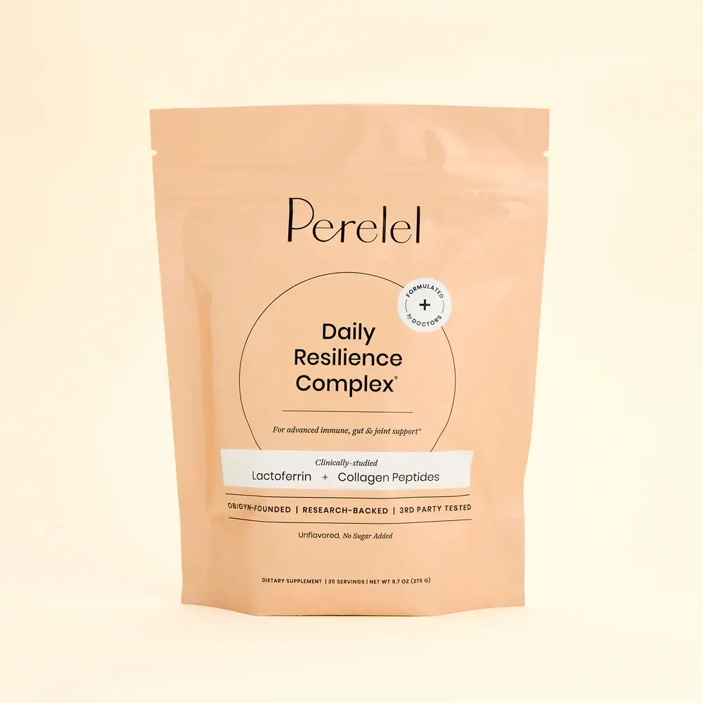 Perelel Daily Resilience Complex | Unflavored Powder with Lactoferrin & Collagen Peptides