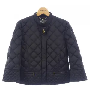 Pre-owned SALVATORE FERRAGAMO Nylon Small Leather Goods Down Jacket