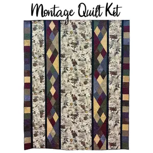 Montage Quilt Kit with Haunted Mansion from Moda Fabrics