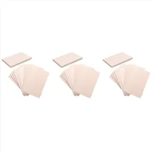 45 Pack Unfinished Wood Sheets,Wood Thin Wood Board for House Aircraft Ship Boat Arts and Crafts,DIY Ornaments