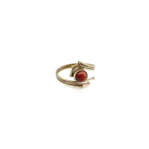 Gold Goldstone Ring - Gold-Plated Band with Mesmerizing Goldstone - Radiant Sparkle & Luxurious Feel - Must-Have Jewelry