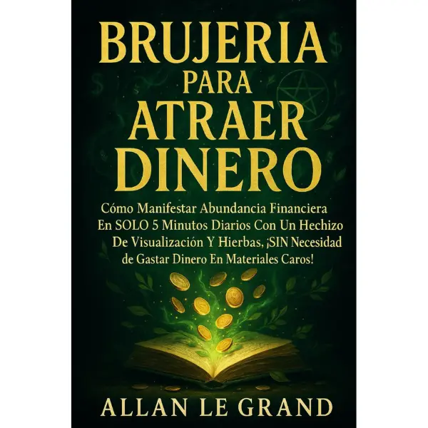 WITCHCRAFT TO ATTRACT MONEY: How to manifest financial abundance in JUST 5 minutes a day with a visualization spell and herbs, NO need... money for expensive materials! (Spanish Edition)