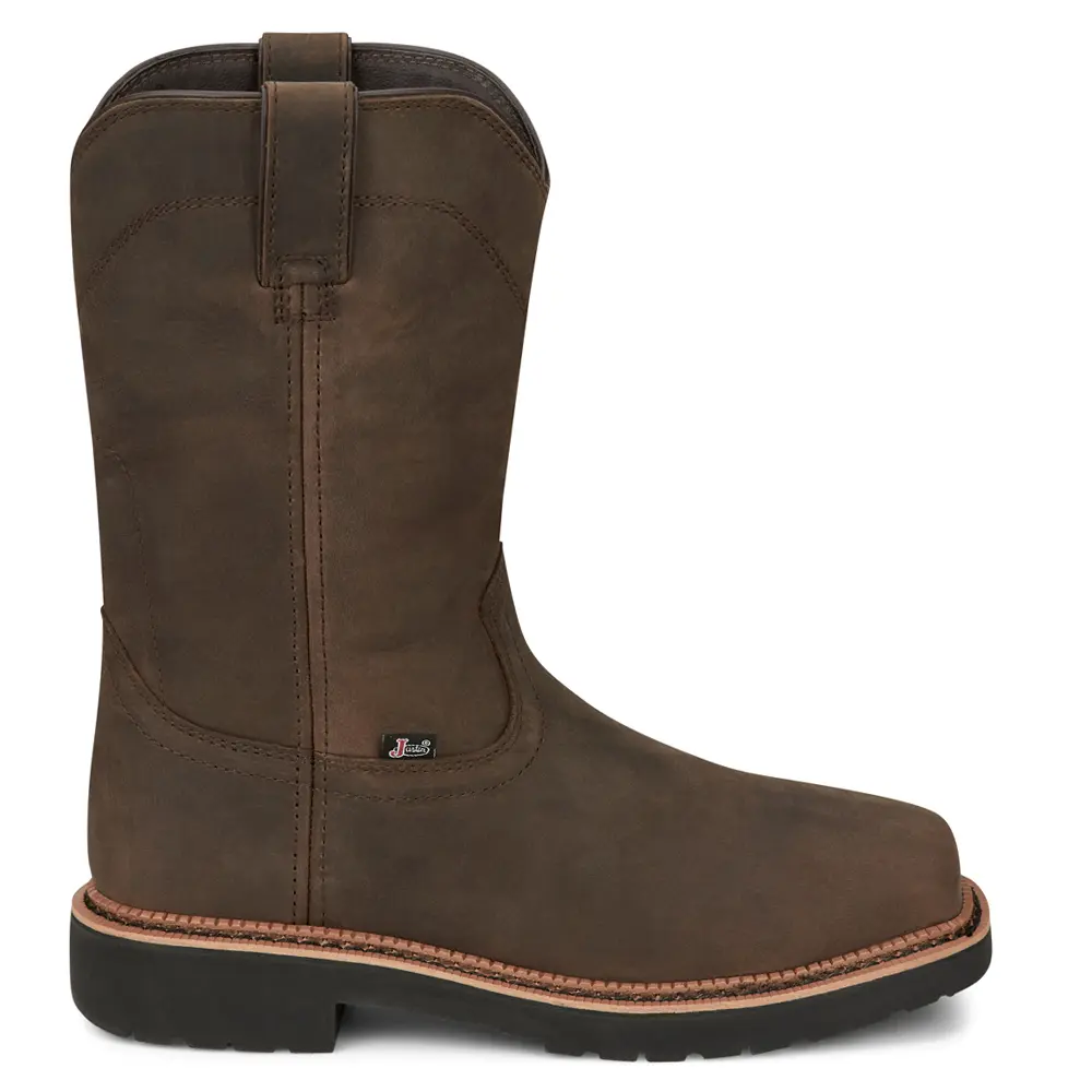 Justin Original Workboots Mens Carbide Limited Edition 11 Inch Electrical Hazard Steel Toe Work/Duty - Brown Justin Original Workboots Mens Carbide Limited Edition 11 Inch Electrical Hazard Steel Toe Work/Duty - Brown