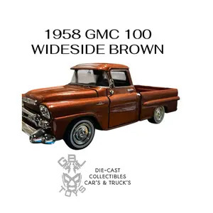 1958 GMC 100 WIDESIDE 1:24 (BROWN)  Modelo:79385