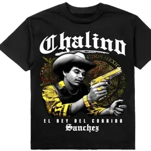 CHALINO SANCHEZ T-SHIRT Mexican Men's Tee Classic Cotton Menswear Top, Full Sizes, Full Colors, For Men, For Women