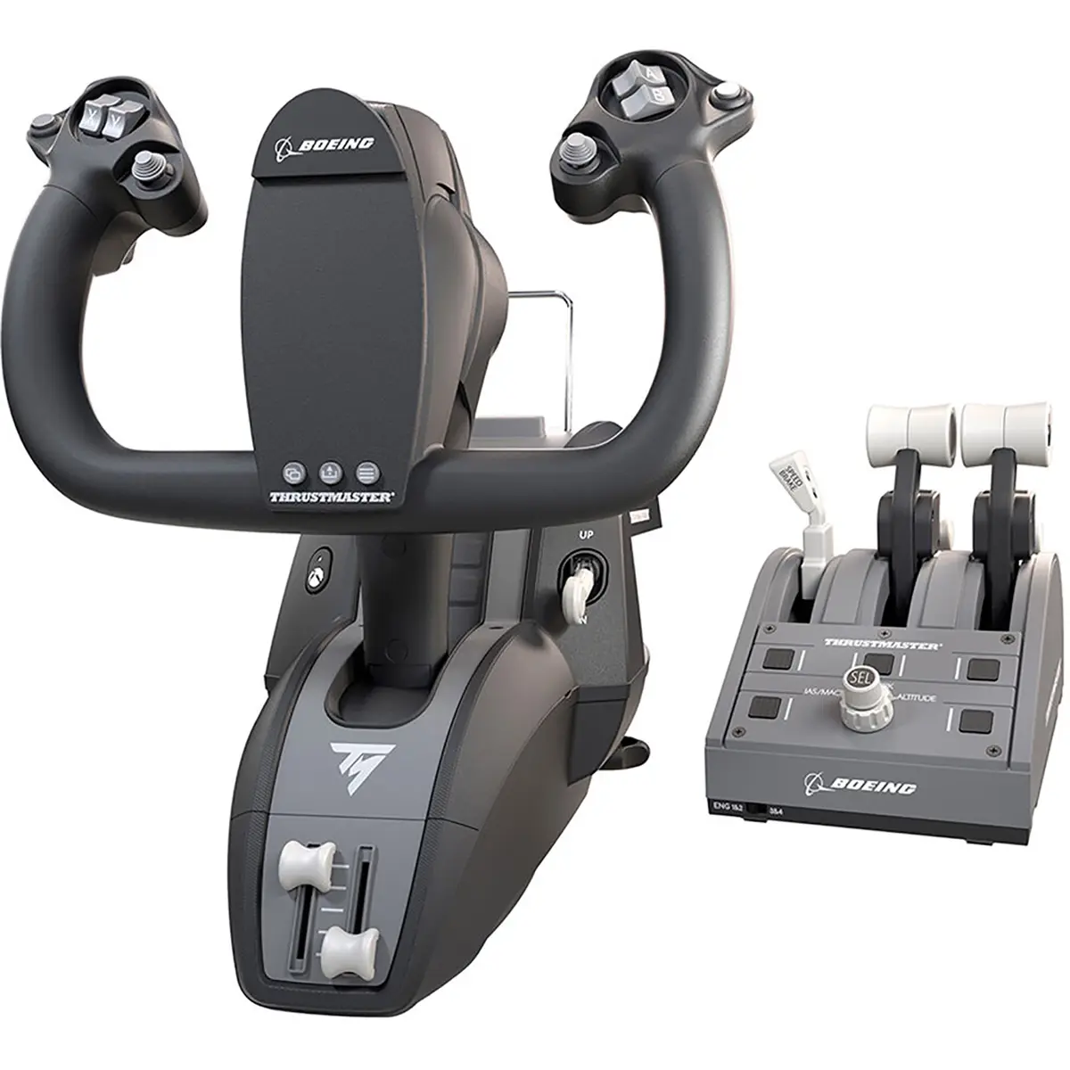 Thrustmaster TCA Yoke Pack Boeing Edition - Adjustable Magnetic Metal Pendular Yoke System with Quadrant for Console Games (Xbox Series X|S, Xbox 1, PC)