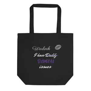 Warlock Tote Bag – Funny D&D Canvas Bag for Pact Magic Misfits