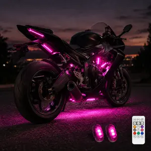 Wireless Remote Control LED Strobe Light, USB rechargeable waterproof warning lamp. Anti-collision safety light fit car motorcycle bike drone aircraft rear use