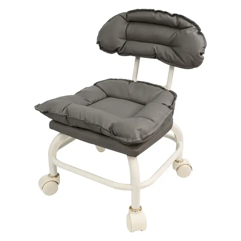 1-Piece Office Rolling Backrest Chair with Silent Wheels for Home, Office Use