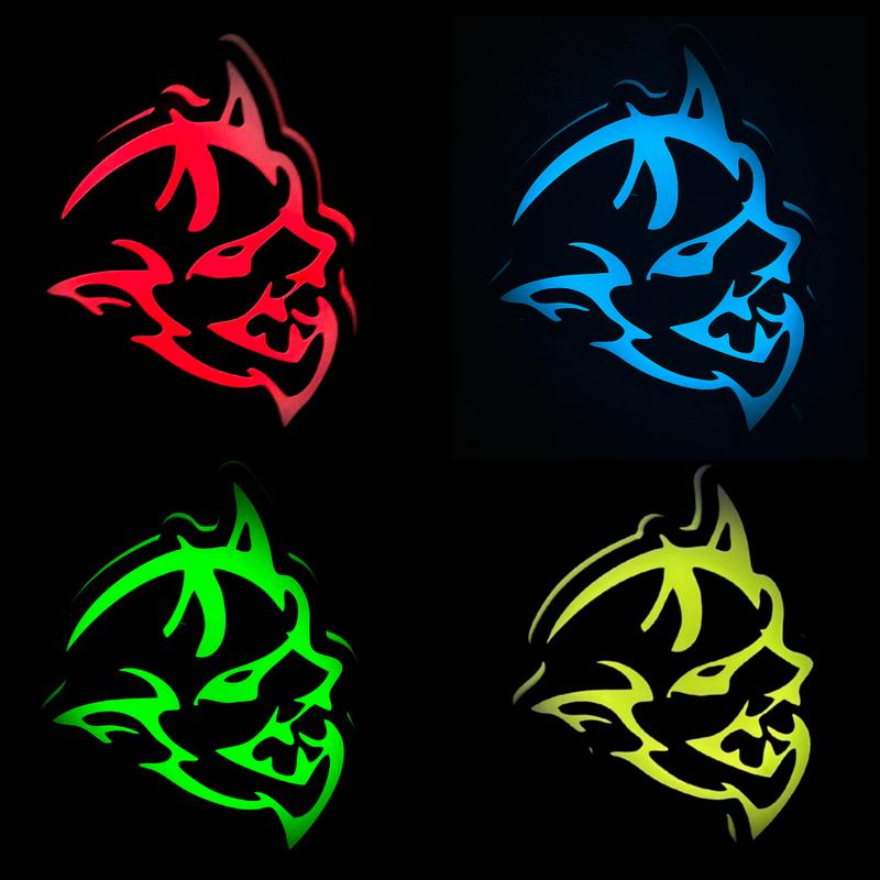 SRT Demon Head LED Grille Emblem (RGB Flow-Series)
