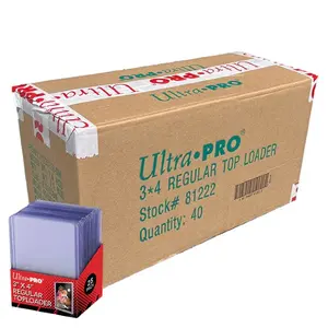 Ultra Pro 3x4 Regular Top Loader CASE - 40 Packs of 25 (1000 Total) Ultra Pro 3x4 Regular Top Loader CASE - 40 Packs of 25 (1000 Total)