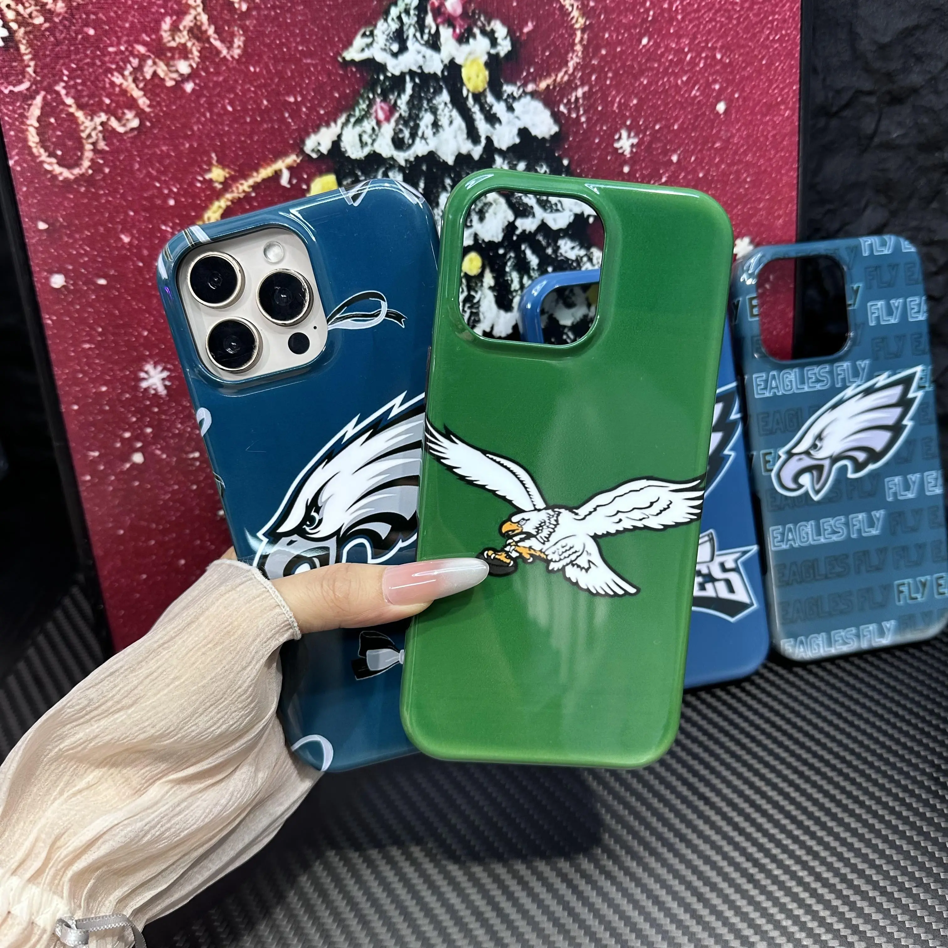 Philadelphia Eagles Phone Cases NFL Fan Gift - Team Spirit Football Protective Covers for iPhone Phone Case For 17 16 15 14 13 12 11 X XS AIR PRO PLUS MAX AIR Phone Case #YJHBFLKLY1