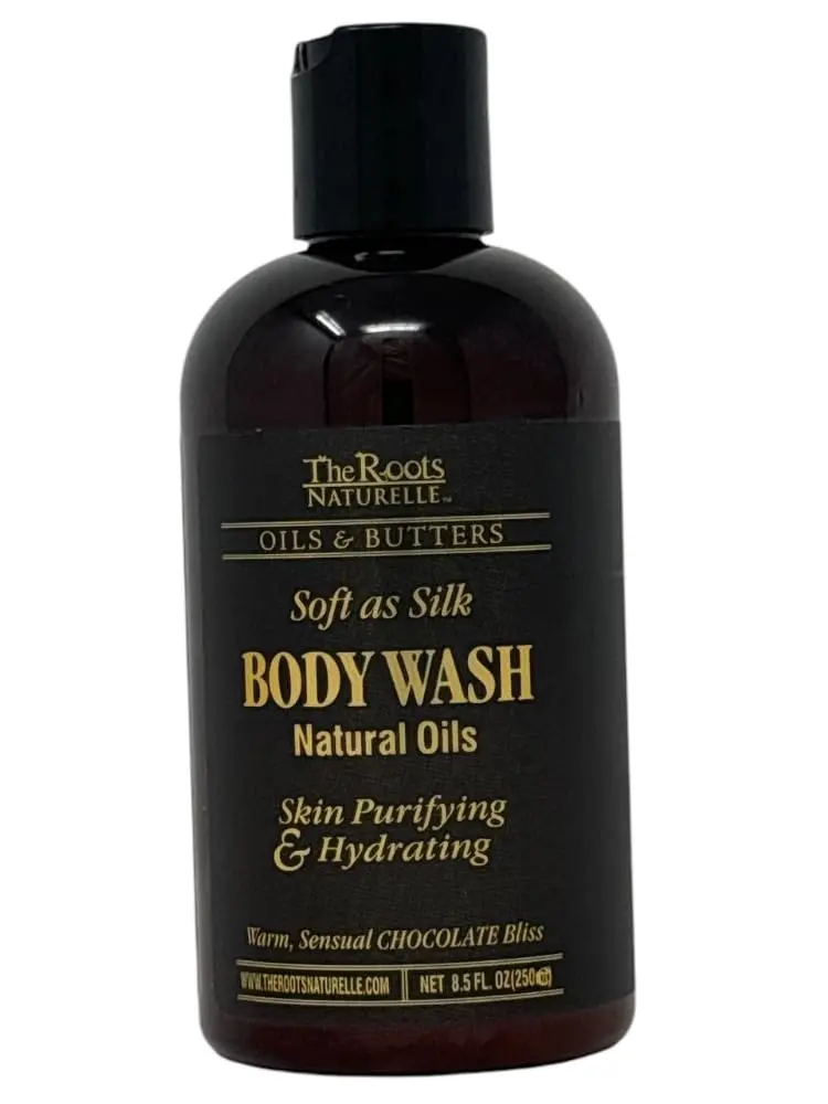 Chocolate Body Wash | Soft as Silk | Skin Purifying & Hydrating | Warm, Sensual Chocolate Scented | 8.5 oz
