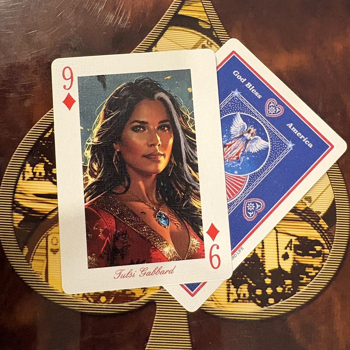 MAGA Patriot Tribute Professional Poker Deck - High-Quality Poker Cards with Custom Design