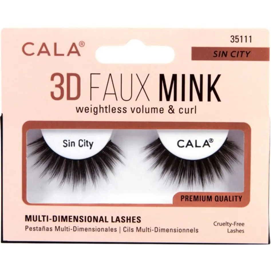 CALA 3D Faux Mink Lashes: Sin City