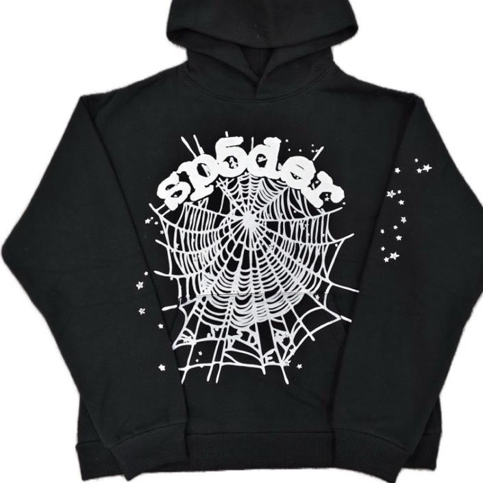 Sp5der OG Web Black Hoodie Streetwear Trendy Casual Unisex Mens Brand New