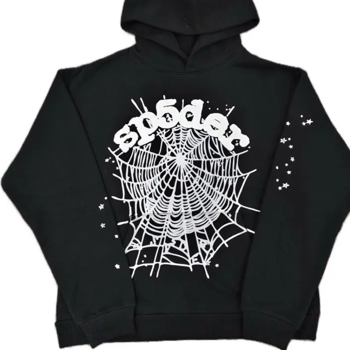Sp5der OG Web Black Hoodie Streetwear Trendy Casual Unisex Mens Brand New