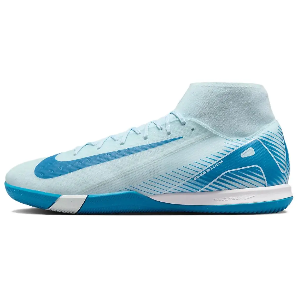 Nike Mercurial Superfly 10 Academy Ic Glacier Blue Orbit Cushioned Durable Soccer Cleats Men's FQ8332-400