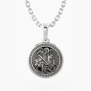CHAMPION, Silver Saint Michael Pendant