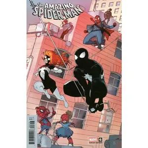 The Amazing Spider-Man, Vol. 6 #6J – Go Away, Peter Parker!; Better Late Than Never; Spidey Meets Jimmy; Save the Date (Bengal Connecting Variant)