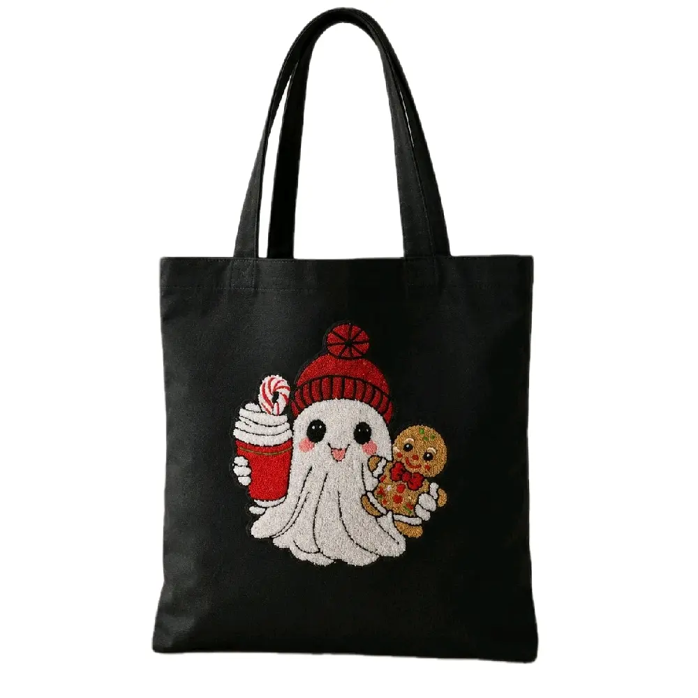 Women's Synthetic Casual Ghost Tote Bag, Top Handle, Open Top, Roomy Fit