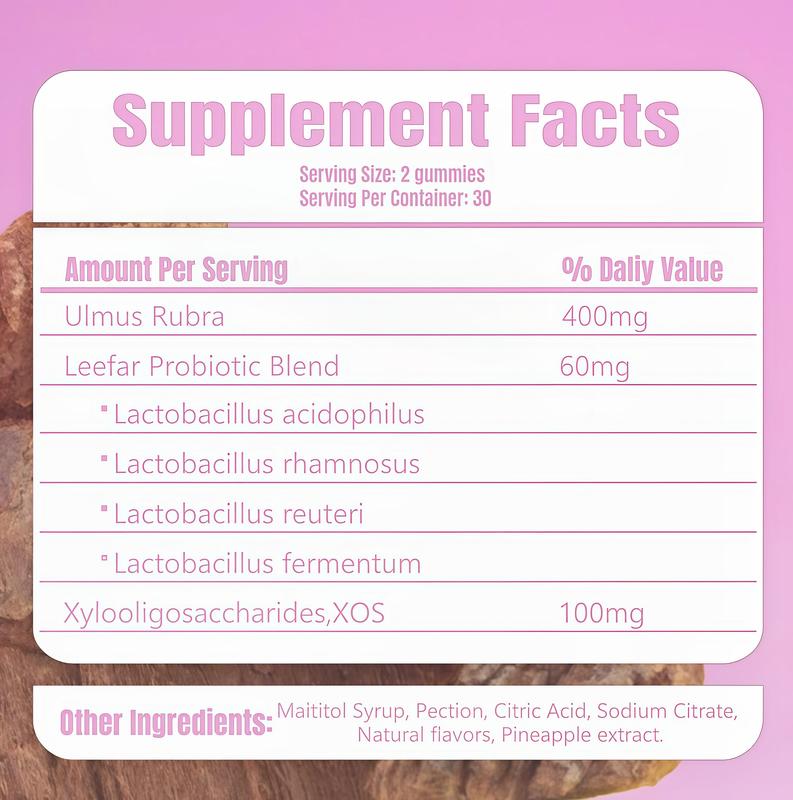 2 Pack-LeeFar Her Juicy Feminine Probiotics Gummies LS Allin One SolutionwithSlipperyEImandPrebiotillusics&LactobacProbioticBlendforWomen'spHBalanceandDrynessHawaiianPineappleGummies60Countprobioticswomen