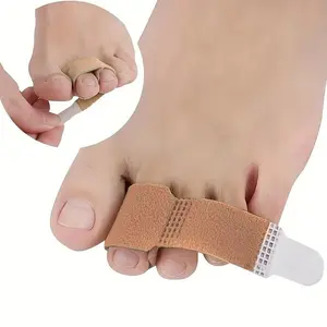 Adjustable Toe Support Brace, Reusable Polyester Splint for Hammered, Curved, and Overlapping Toes, Comfort Fit, Hand Wash Only