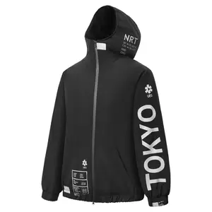 Ibparka433 Niepce Black Japanese Streetwear Techwear Men’s Winter Parka Jacket