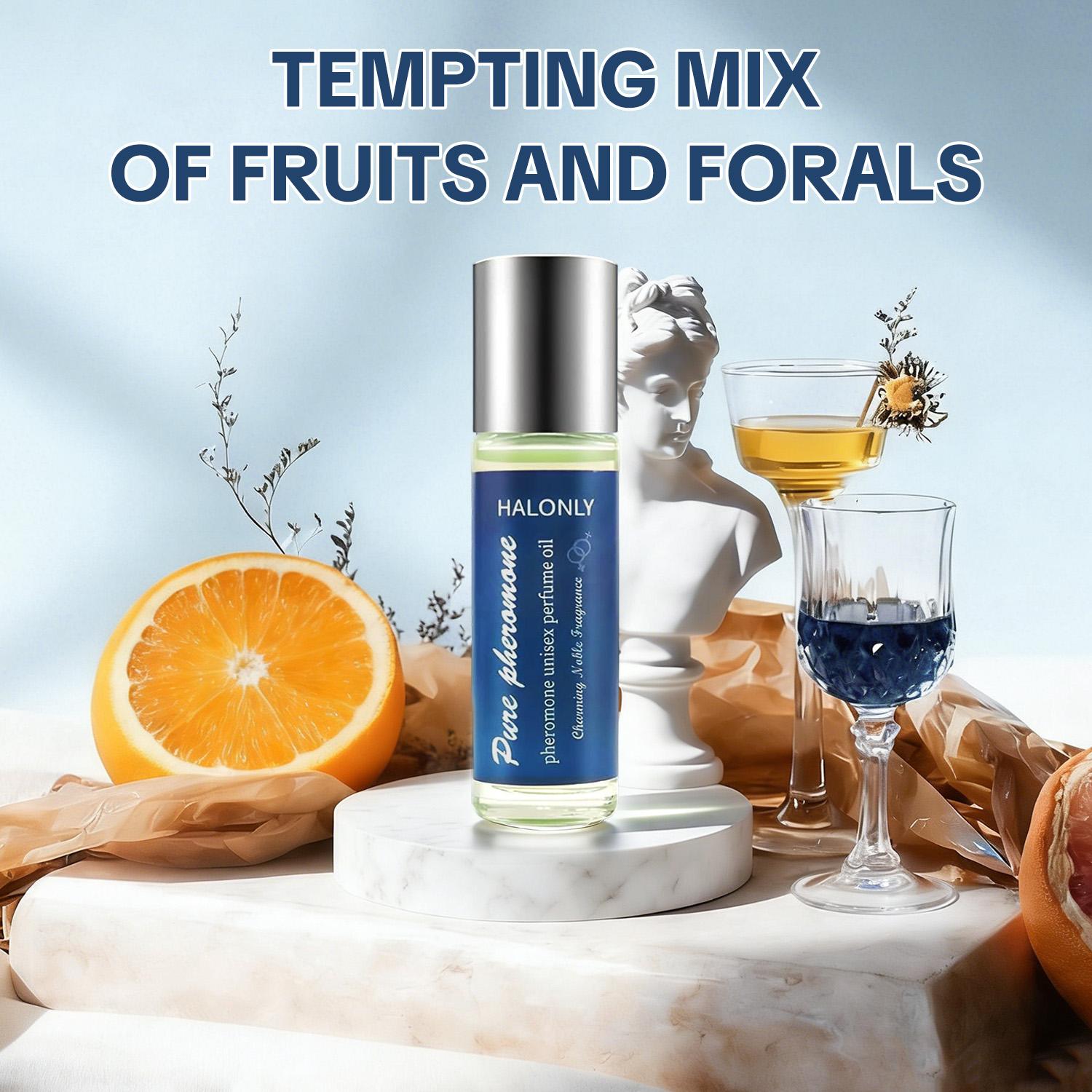 【Halonly】 Women's Roll-On Fragrances with Enduring Scent in Perfume Oil Form Cosmetics Natural Fruity Sweet Floral Eau De Parfume Travel Friendly Dsign Pheromone Perfume Beauty and Personal Care