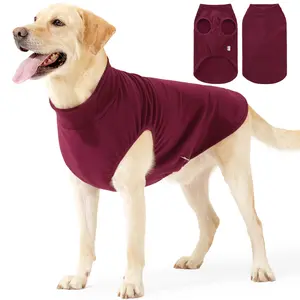 Fleece Dog Sweater, Dog Fleece Vest Sweater, Elastic Dog Pullover Suitable for Large Dogs, Four-Season Sleeveless Pet Pajama-Style Sweatshirt, Indoor and Outdoor Warm Pet Sweater, Clothing