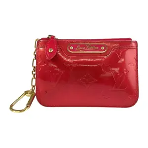 Pre-owned Louis Vuitton Other Small Leather Goods Pochette Cle Monogram Vernis Coin Case