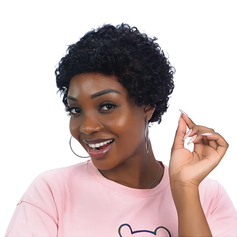 Dultev 13x6 Wear Go Pixie Cut Wigs 007 for Women 180% Density Glueless Lace Front Layered Luxury Beauty Curly HD Human Hair Wig #tiktokshopsummersale