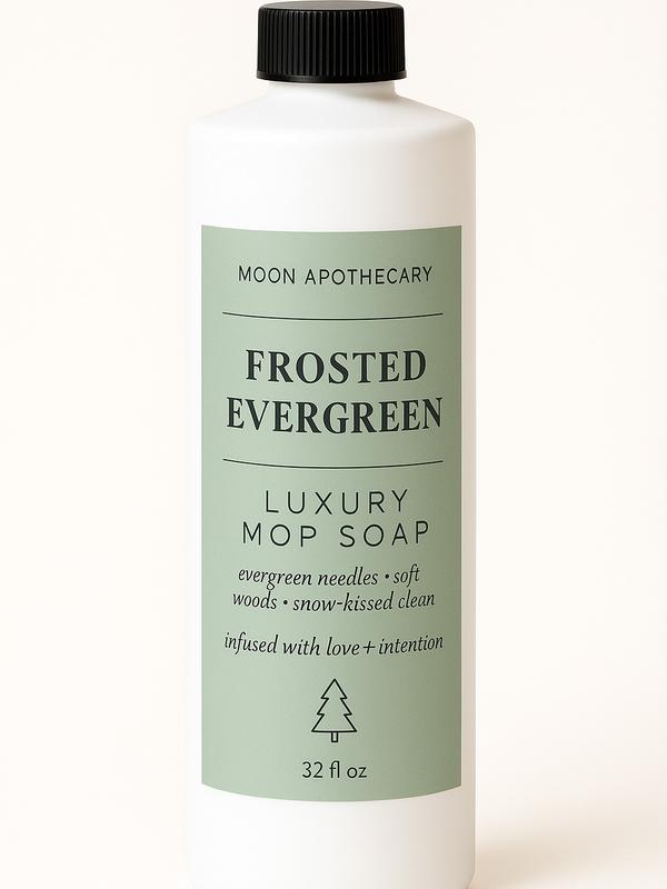 Moon Apothecary Luxury Mop Soap 32oz 8 Scent Collection - Non-Greasy Streak-Free Plant-Based Formula for All Floor Types Vanilla Sugar Cookie Scented