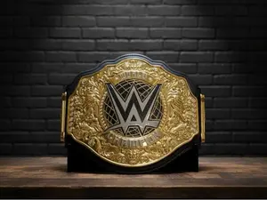 World Heavyweight Wrestling Championship Replica Title Belt 8mm Brass Adult Size Women's Undisputed Heavyweight Championship Belt