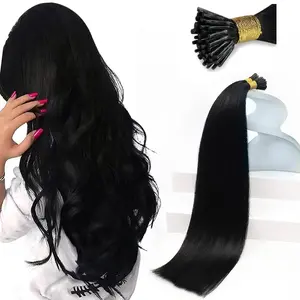 Sunny Hair I Tips Hair Extensions 14inch-24inch Real Human Hair  50g Add Volume for Women