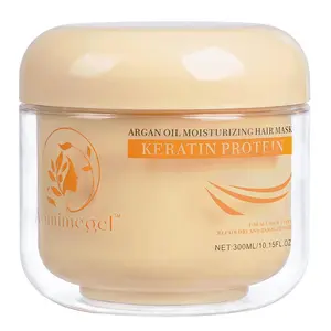 Deep Repair Conditioning Argan Oil Hair Mask for Damaged Hair Treatment, Hydrating Deep Conditioner Hair Masque for All Hair Types 10.15 oz 300ml