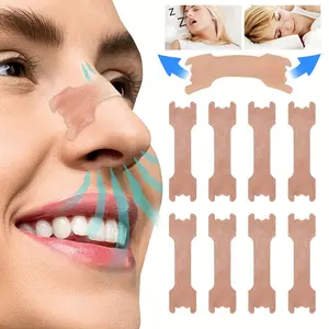 Breathe Right Nasal Strips, 30pcs Comfortable & Reusable for Better Breathing, Nasal Breathing Patch, Durable Design for Restful Sleep Experience, Nightly Use