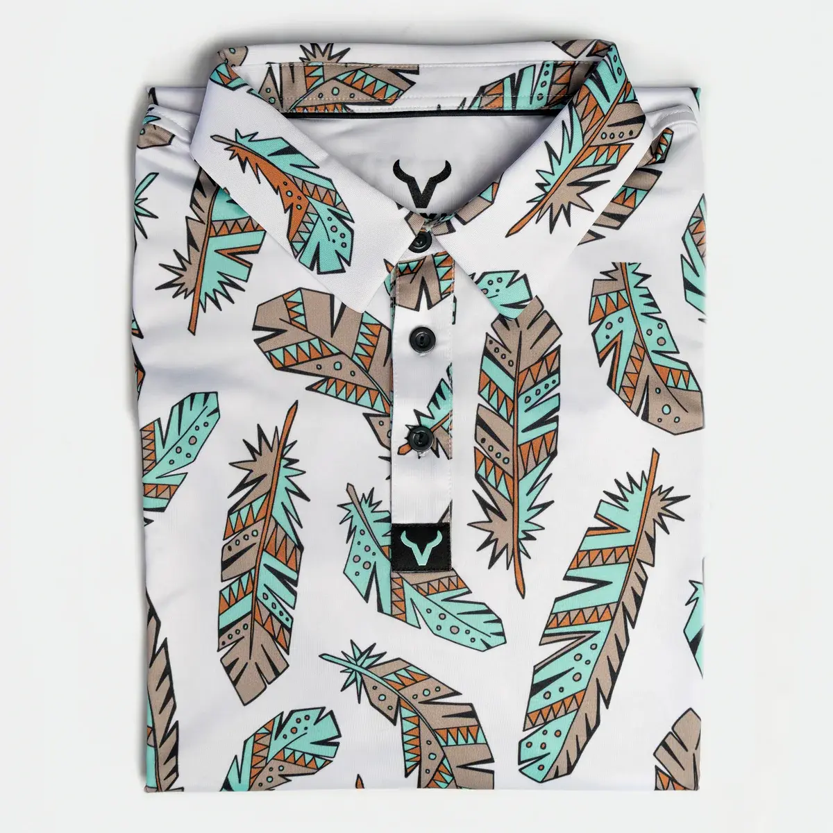Vexil Brand - Polo - Feathers - White