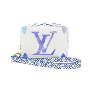 Pre-owned Louis Vuitton Canvas Tote Bags Monogram Flower Tile LV By The Pool Pouch