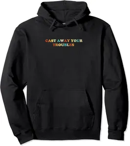 Cast Away Your Troubles Pullover Hoodie - Janessaho Shop 78B0CR5H4Z3Z