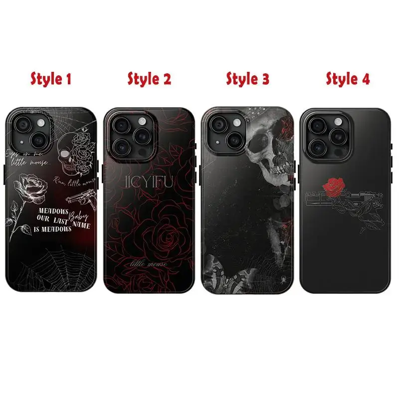 Haunting Adeline Dark Romance Zade Meadows Cat And Mouse Duet Fan Art Custom Protective Phone Case - Core Dual-Layer Drop Resistance Cover for iPhone 17 Pro Max,16 Air,15 Plus,14,13,12,11,Mini (Smartphone,Cellphone,Handheld Devices Accessories,Casing)