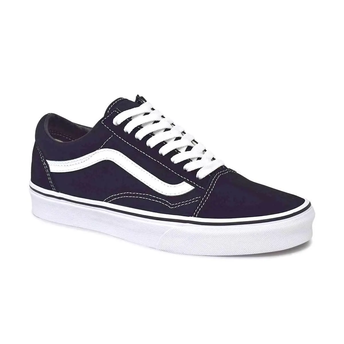 VANS Mens Old Skool Low Top Sneaker - Black/White