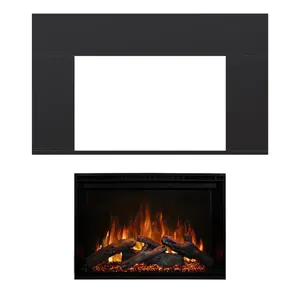 Modern Flames Redstone 36-Inch Electric Fireplace Insert with Trim Kit