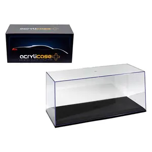 Illumibox 14003 Collectible Display Show Case for 1-18 1-24 Models with Black Base