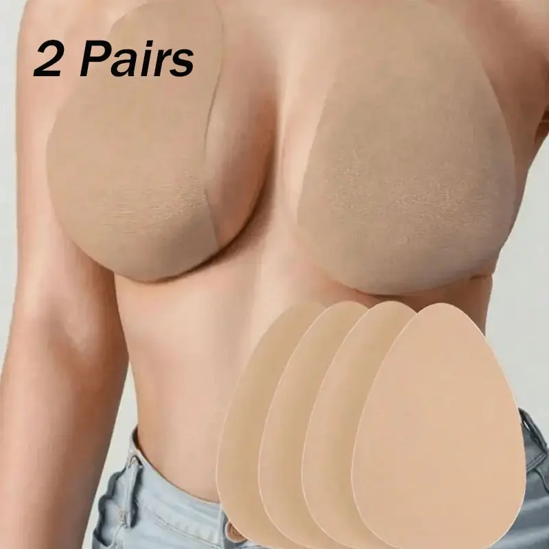 2 Pairs Large Size Invisible Bra Lift Tape, Adhesive Bra, Adhesive Sticky Bra, Adhesive Lifting Bra, Stick on Bra for C to F Cup, Comfortable and Secure Fit, Ideal for Plus Size Women, Womenswear