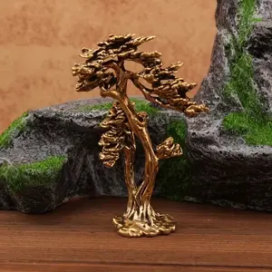 Welcome Pine Tree Decorative Figurine, Small Greenery Ornament, Perfect for Home Decoration, Stylish and Elegant Design, Nature Ornaments