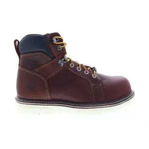 Wolverine I-90 Wedge DuraShocks CarbonMax 6" Mens Brown Work & Safety Boots